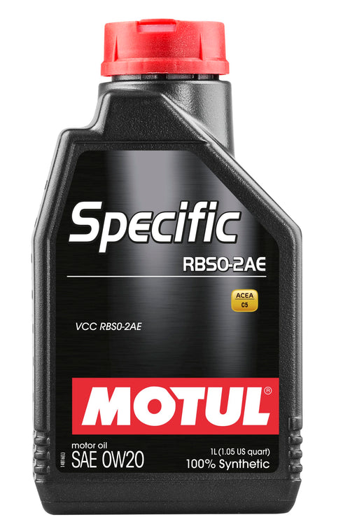 0W20 MOTUL RBS0-2AE 1L 100% Chemical Synthetic Engine Oil