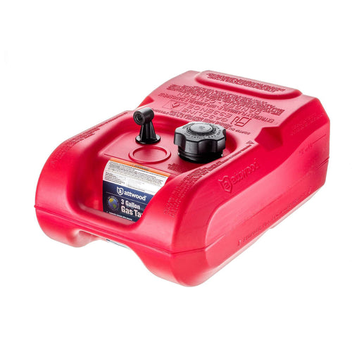 3-Gallon Portable Marine Boat Fuel Tank attwood 8803LP2 EPA and CARB Certified
