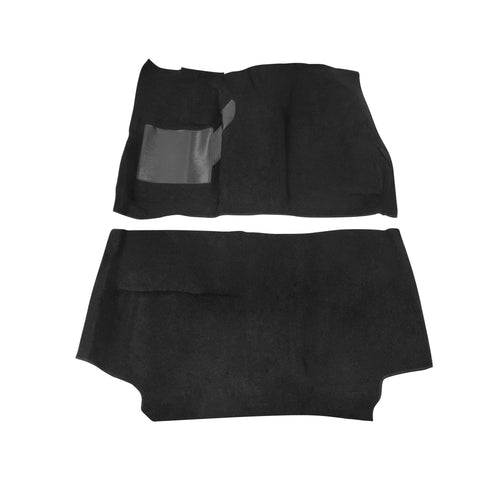 Scott Drake Black CAR65-FB-BK Carpet for Ford Mustang Fastback