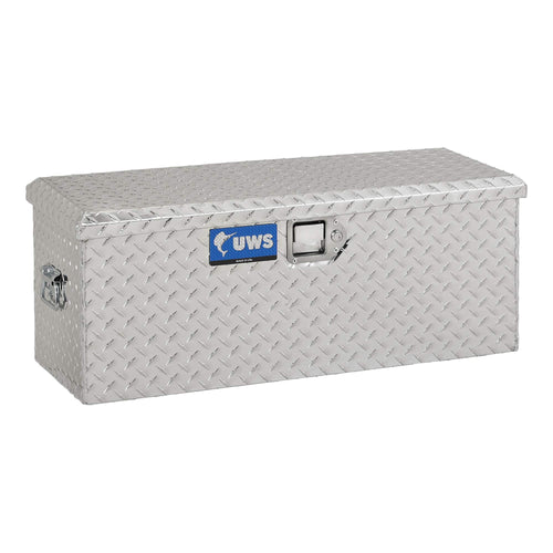 UWS 32-Inch Heavy-Wall Aluminum ATV Storage Box, RigidCore Lid, Black EC20001