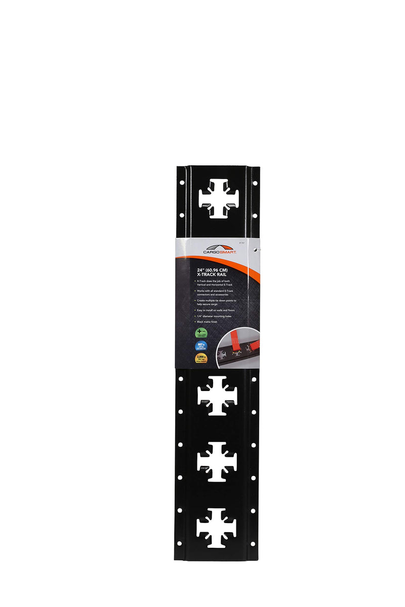 X-Track Rail CargoSmart - 24in Matte Black, Model# 1787
