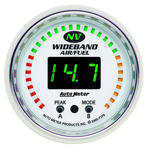 Auto Meter 2-1/16" Digital Wideband Air/Fuel Ratio PRO 7378 with Sensor