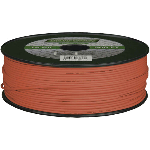 Install Bay 18 Gauge Primary Wire - Orange (500 Feet)