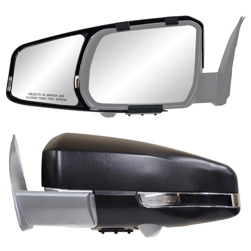 K SOURCE 81870 Snap & Zap Custom Fit Towing Mirror for 2024 up Ranger, Patented