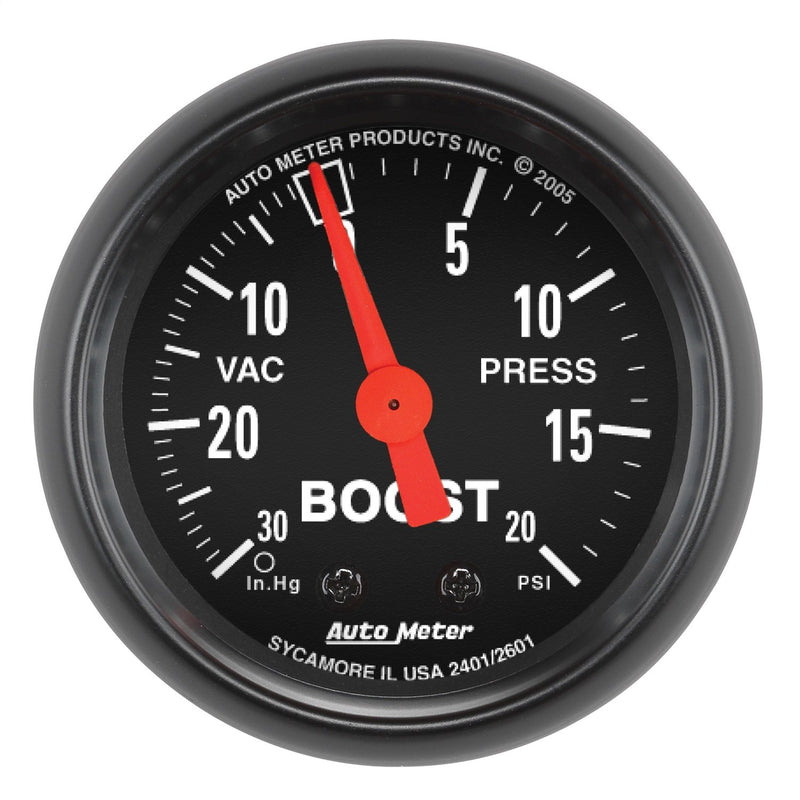 Z-Series Auto Meter 2601 2" Mechanical Vacuum/Boost Gauge, Regular