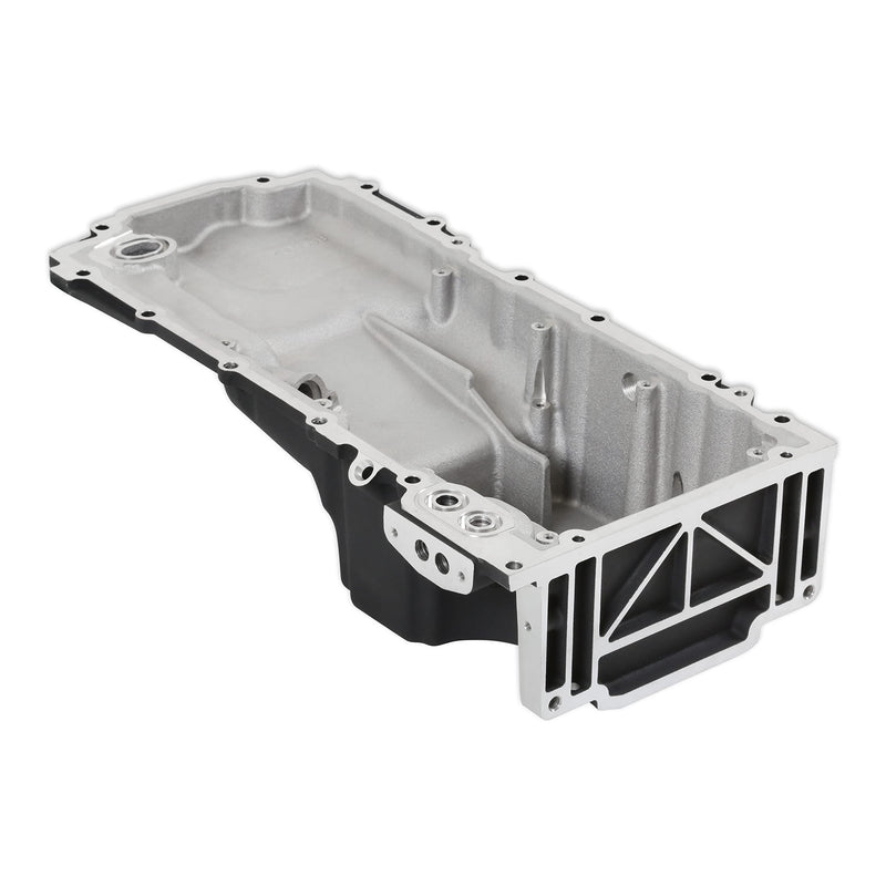 Holley Gen V LT Swap Oil Pan 302-20BK with Turbo Return - Black