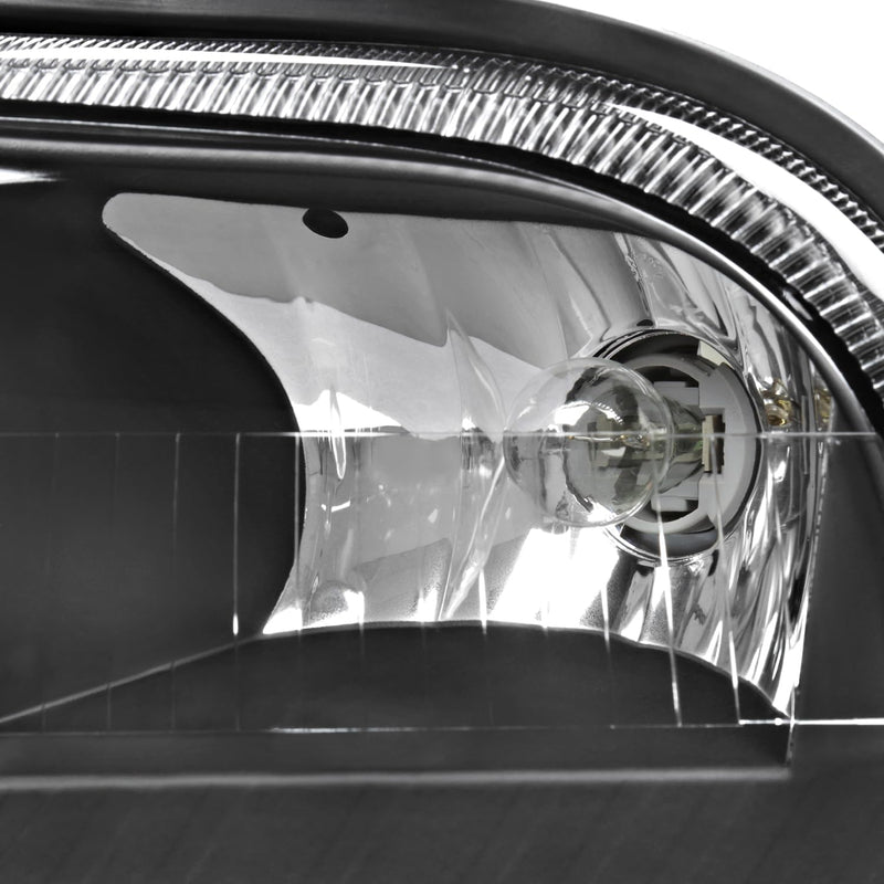 Black Headlights + Corner Lights SPEC-D TUNING Compatible with 2006-2011 Mercury Grand Marquis