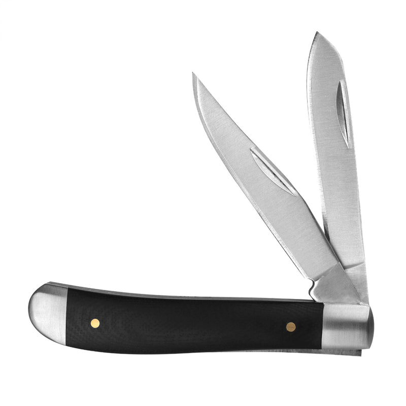 Kershaw Folding Pocket Knife Gadsden, Two 2.75-Inch Blades with Manual Open, Slipjoint Lock (4381)