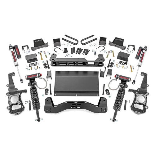 6" Rough Country Suspension Lift Kit with Vertex Coilovers & Vertex Shocks for Ford F-150 4WD (2021-2024)