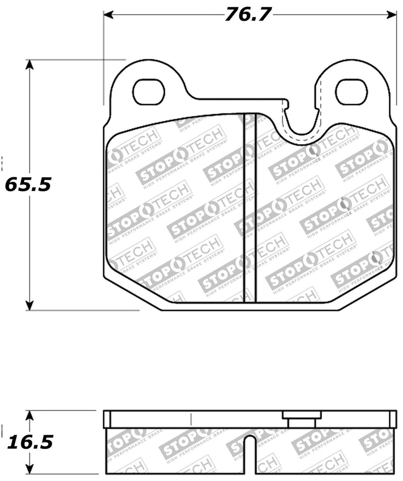 Sport Brake Pads StopTech 309.01740 with Shims