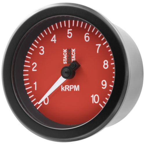 Tachometer AutoMeter ST100-010R, Sport, 88Mm, Red, 0-10K RPM