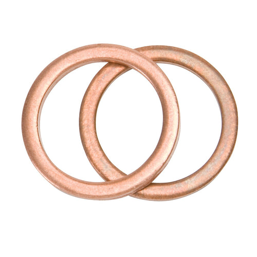 Edelbrock Russell 640990 Copper Crush Washer, (Pack of 2)