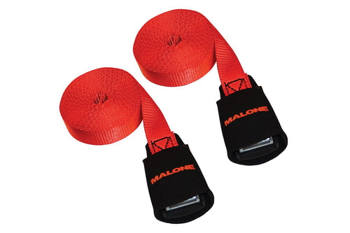 12 Feet Malone Canoe and Kayak Cam Buckle Load Straps, 2 Pack