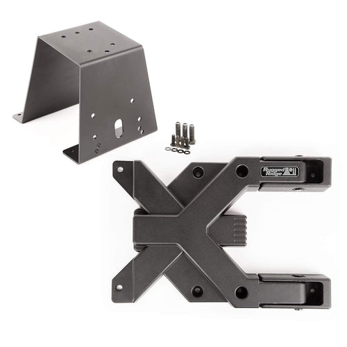Spartacus Tire Carrier Rugged Ridge | Black, Heavy Duty | 11546.60 | Fits 1997-2006 Jeep Wrangler TJ