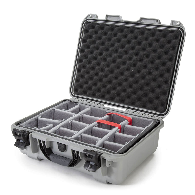 930 Waterproof Hard Case Nanuk with Padded Dividers - Silver,930-2005