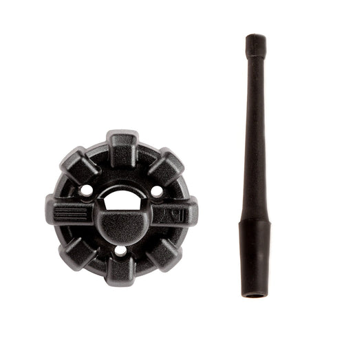 Rugged Ridge Antenna Base Elite w/ 6" Reflex Antenna for Jeep Wrangler/Gladiator | 17212.41 | Fits 2007-2025 Jeep Wrangler Jk/JL; 2020-2025 Jeep Gladiator JT