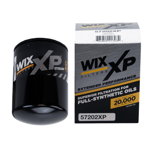 WIX XP Oil Filter Replacement 57202XP, Built for Synthetic Oil - Compatible With Chev-GMC Vehicles w/ 6.6L Duramax Diesel (01-14)