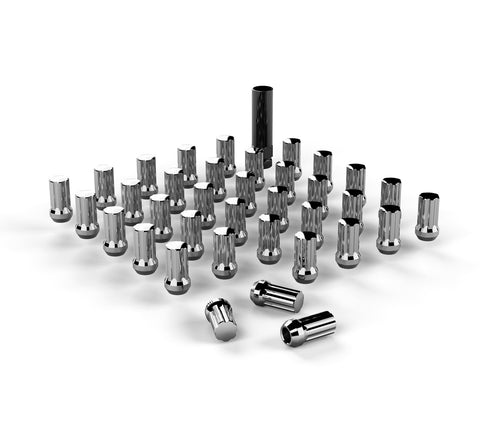 TeraFlex Spline Drive 1050916 Lug Nut Kit (9/16"x18 Chrome - 36 pcs)
