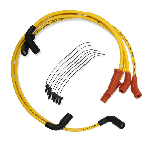 Ignition Wire Set 8Mm S/S Motorcycle Custom Fit 17 And Up