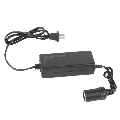 Wagan EL9903 Power Adapter AC to DC 5A 60W Converter 110V AC to 12V DC Cigarette Lighter Socket Adapter for 12V Car portable Fridge ETL listed