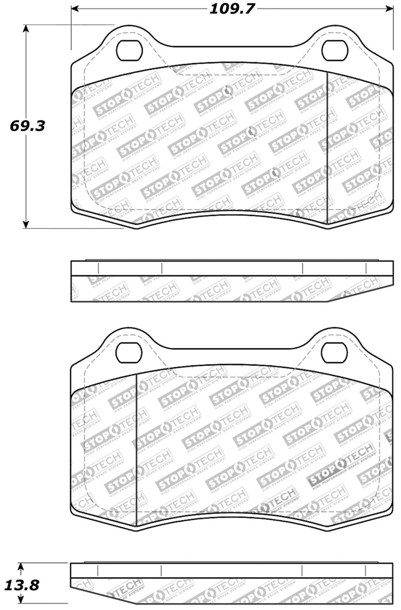 Stoptech Centric 309.05921 Performance Pad