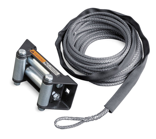 77835 WARN ATV Winch Component Accessory: Synthetic Cable Rope Conversion Kit with Roller Fairlead: 7/32" Diameter x 50' Length