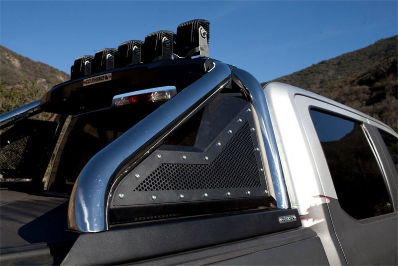 Sport Bar 2.0 Go Rhino w/Mounting for up to 6" Individual Lights & LED Light Bars up to 40" | Stainless Steel, Polished | 915000PS | Fits 2016-2023 Toyota Tacoma & Others (See Description)