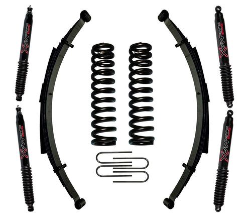 Skyjacker Suspension Lift Kit 179BKS-B w/Shock Black MAX Shocks 9 in. Lift Incl. Front/Rear Springs Rear U Bolt Kit