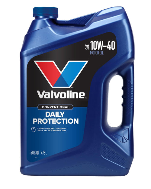 10W-40 Valvoline Daily Protection Synthetic Blend Motor Oil 5 Quart