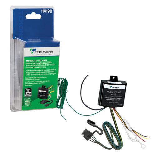 Tekonsha ModuLite HD Plus Protector w/Integrated Circuit & Overload Protection Trailer Light Power Module 119190
