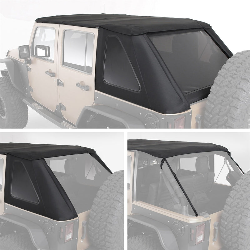 Bowless Smittybilt Combo Soft Top 9083235