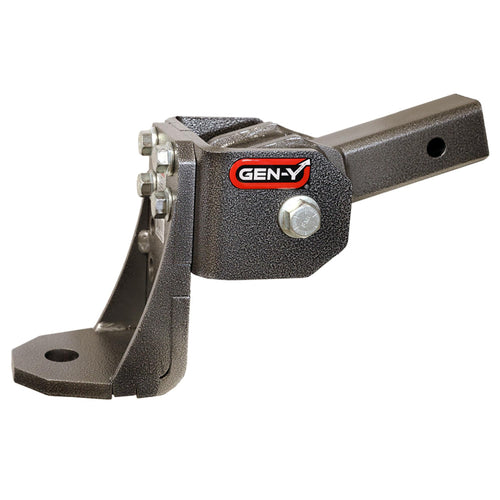 Hitch Ball Mount GEN-Y for 2" Receiver - Ball Platform with 1″ Diameter Mounting Hole, 6" Drop, 7,000 lbs Towing Capacity, 700 lbs Tongue Weight, Silver, Made in USA
