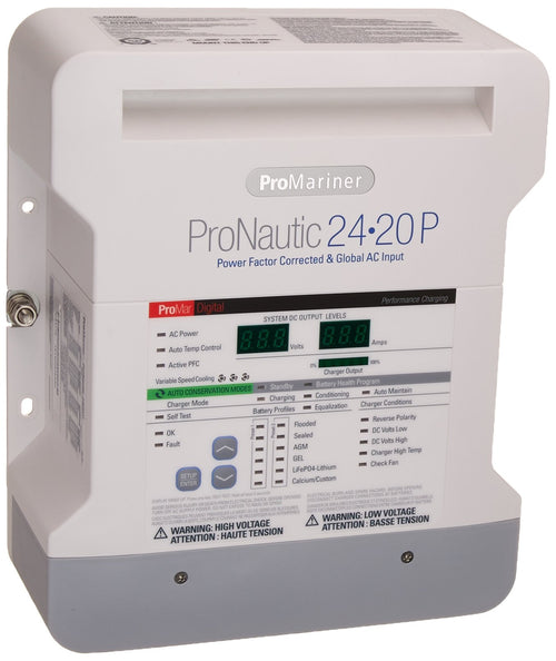 ProNauticP Series 2420P - ProMariner 24 Volt, 20 Amp Battery Charger