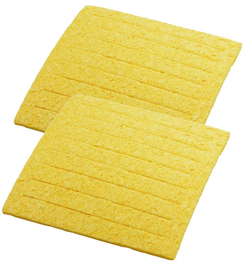 Weller Solder Tip Cleaning Sponge TC205 ( PACK OF 2) with Slits, 2-5/8" x 2-5/8 x 5/8"