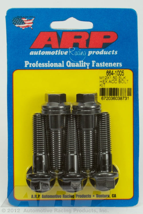 Hex ARP (664-1005) Oxide Bolt, Black