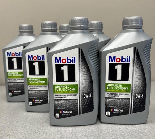 Mobil 1 0W-8 Synthetic Motor Oil JASO GLV-1-6 Quarts (1 Case)