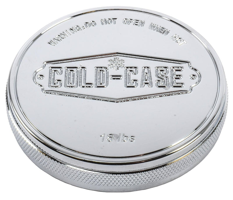COLD - RADIATORS COLD CASE Radiator Cap Billet Polished, Silver (RC100)