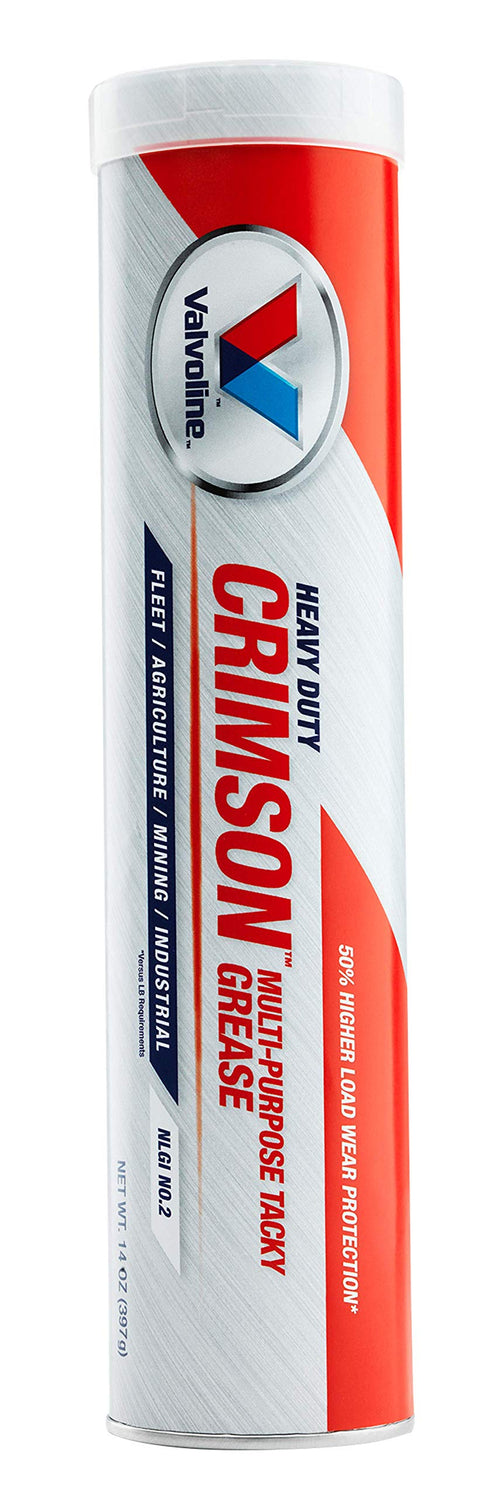 Crimson Valvoline #2 Heavy Duty (HD) Grease 14.1 OZ Cartridge