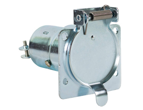 7-Way Buyers Products Stamped Zinc Trailer Connector - Truck Side
