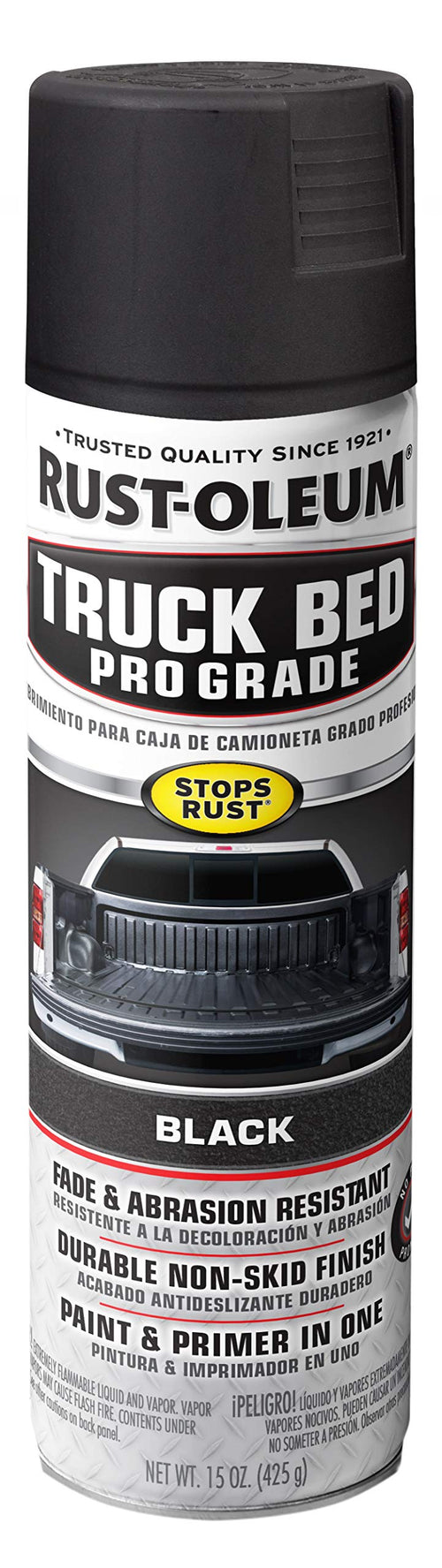 Rust-Oleum Automotive 272741 Professional Grade Truck Bed Coating Spray, 15 oz, Matte Black, (Pack of 1)