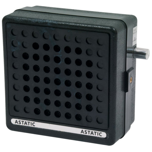 302-VS6 Astatic 10W/8Ω Noise Cancelling External CB Speaker, Black