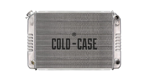 COLD - Radiator CaseCold, 30.188 in W x 19.688 in H x 3 in D, Passenger Side Inlet, Passenger Side Outlet, Aluminum, Polished
