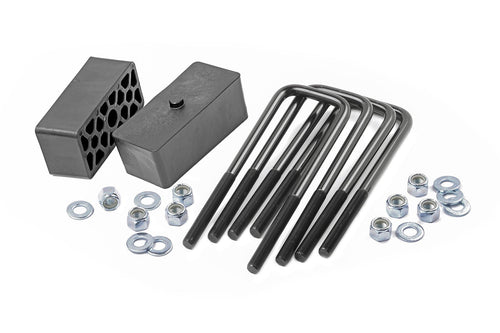 2" Rough Country Block & U-Bolt Kit For Chevy/GMC 1500-6532