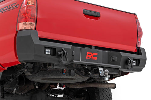 Rough Country LED Heavy Duty Rear Bumper for 2005-2015 Toyota Tacoma - 10812