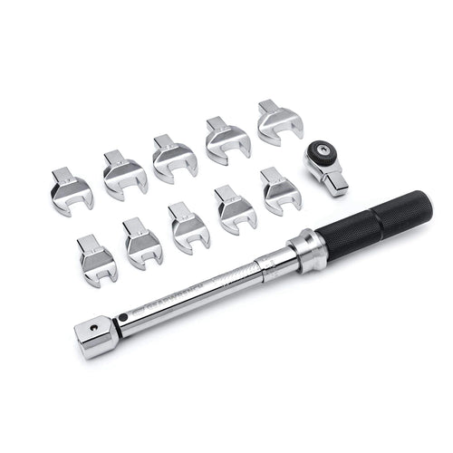 12 Pc. GEARWRENCH 1/4" Drive Metric Open End Interchangeable Torque Wrench Set - 89451