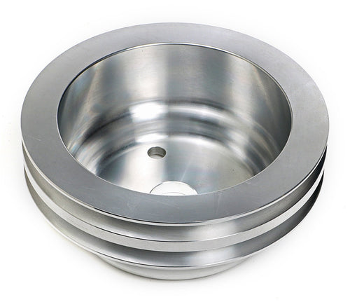 Trans-Dapt 9485 Performance Trans-Dapt Aluminum 2-Groove Crankshaft Pulley