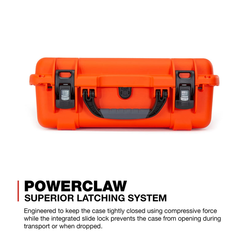 Waterproof Nanuk 930 Hard Case with Padded Dividers - Orange