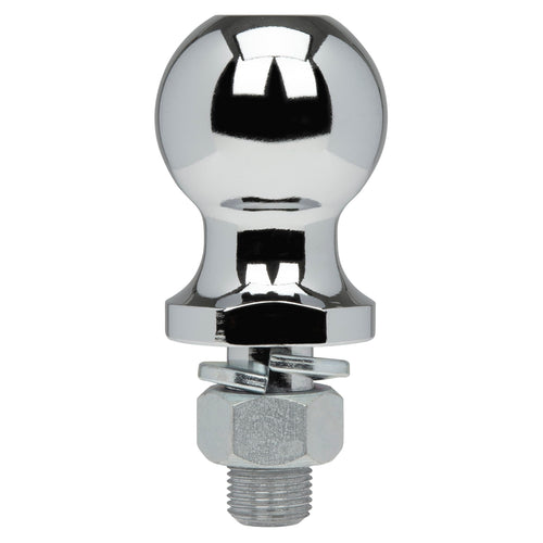 Class II TOWSMART Chrome Trailer Hitch Ball, 3,500 lb., 2 in. Ball Diameter, 3/4 in. x 1-1/2 in. Shank