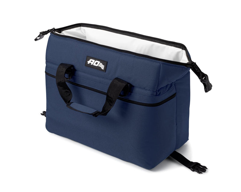 AO Coolers Soft-Sided Original Cooler Bag, Leak-Proof, Insulated, Lightweight, Navy Blue, 36-Can