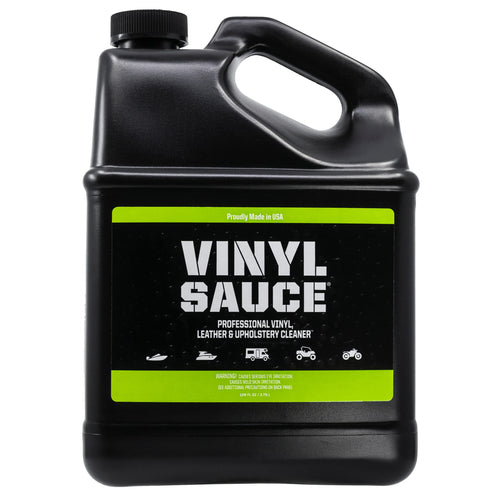 Boat Bling Vinyl Sauce VS-0128 Premium Vinyl and Leather Cleaner, Gallon Refill, Black, 1 Gallon, for Boats, RVs, Powersport Vehicles and More